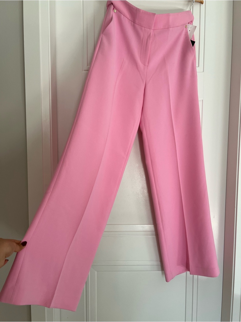 Straight wide leg pants
